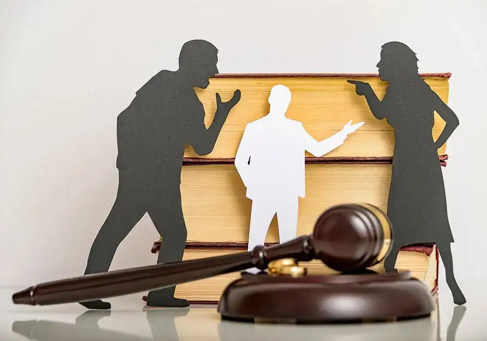 image of couple arguing through divorce Barrow-in-Furness