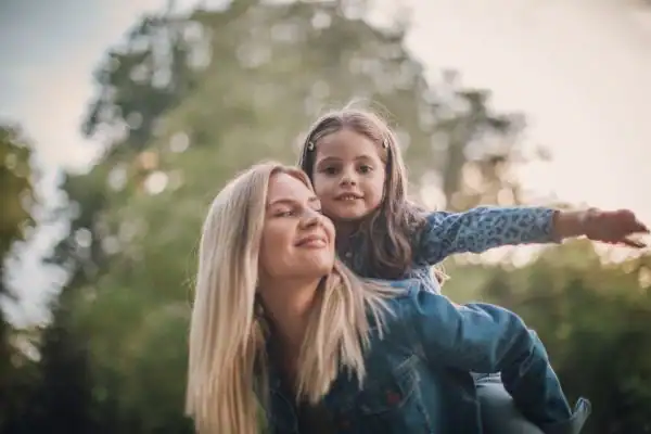 happy mum and daughter following mediation to resolve parental alienation Barrow-in-Furness